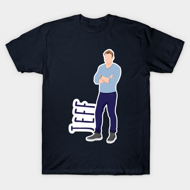 Jeff Minimal Art T-Shirt by Limey Jade 